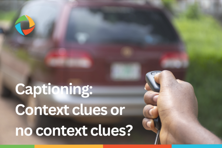 Captioning: Context clues or no context clues?